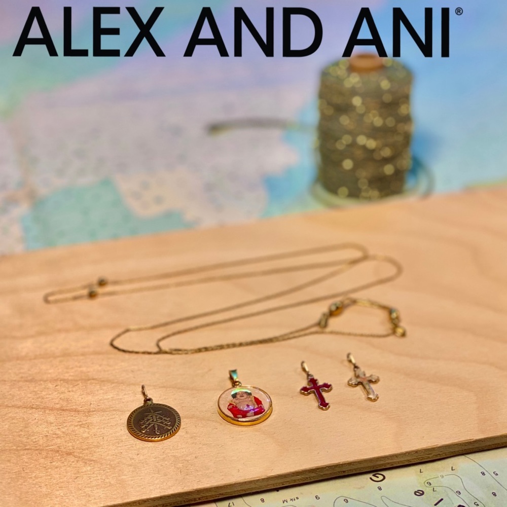 ALEX AND ANI Chain Station BUNDLE Gold H2 - Picture 1 of 8